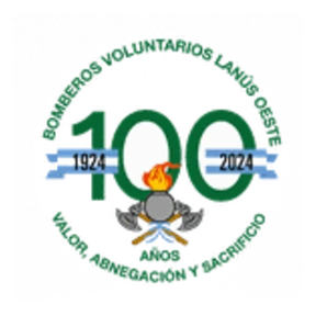 Isologo del centenario: cien años, 1924 a 2024.